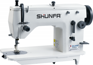 Высокоскоростная одноигольная швейная машина зигзаг Shunfa SF20U-53D для средних тканей