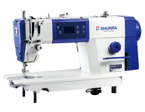 Высокоскоростная одноигольная швейная машина челночного стежка Shunfa S 310 для лёгких, средних и тяжёлых тканей