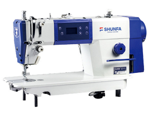 Высокоскоростная одноигольная швейная машина челночного стежка Shunfa S 310 H для лёгких, средних и тяжёлых тканей