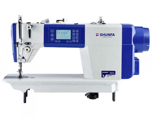 Высокоскоростная одноигольная швейная машина челночного стежка Shunfa S 610 для лёгких, средних и тяжёлых тканей