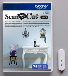 Коллекция рисунков Scan&Cut для домашнего декора CAUSB3